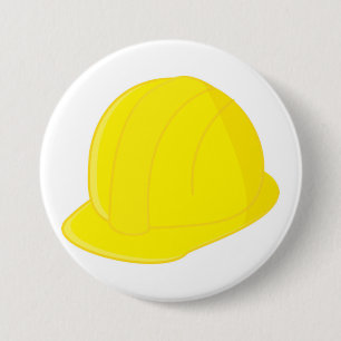 Badge Rond 7,6 Cm Casque de chantier