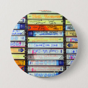 Badge Rond 7,6 Cm Cassette