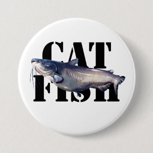 Badge Rond 7,6 Cm Catfish