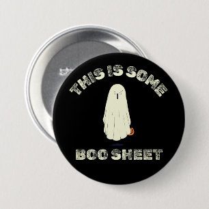 Badge Rond 7,6 Cm C'est du Feuillet de Boo – Fantôme drôle d'Hallowe