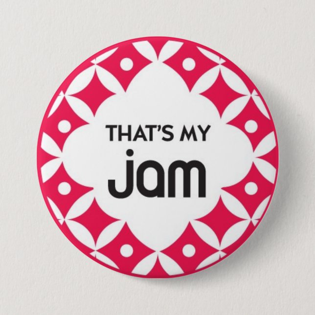 Badge Rond 7,6 Cm C'est ma confiture - bouton (Devant)