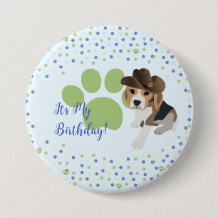 Badge Rond 7,6 Cm C'est mon Beagle Anniversaire Puppy Kids Cute Butt