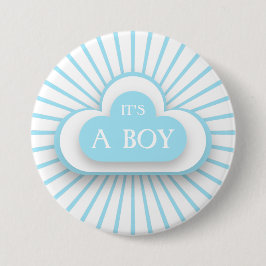 Badge Rond 7,6 Cm C'est un garçon