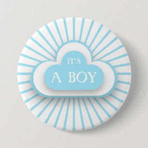 Badge Rond 7,6 Cm C'est un garçon