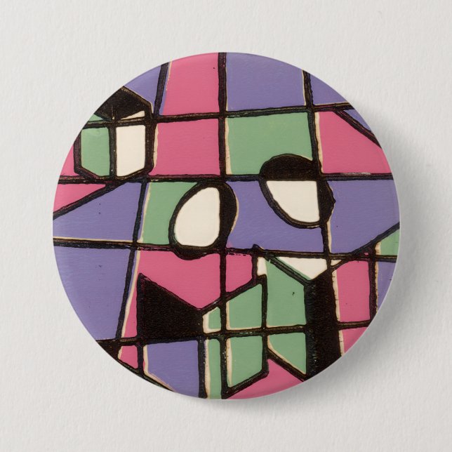 Badge Rond 7,6 Cm Chanteurs de Noël (Devant)
