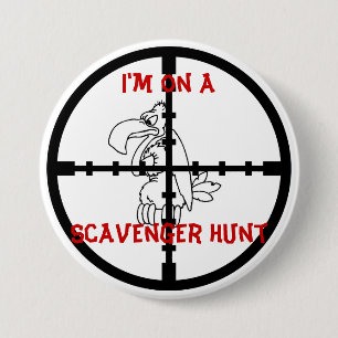 Badge Rond 7,6 Cm Chasse au trésor