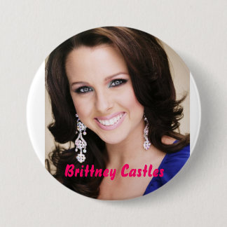 Badge Rond 7,6 Cm Châteaux de Brittney