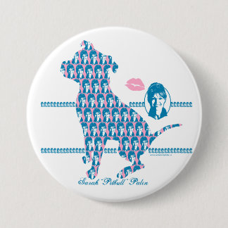Badge Rond 7,6 Cm Chemise de pitbull de Sarah