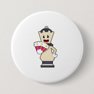 Badge Rond 7,6 Cm Chess piece Queen à Chess.PNG