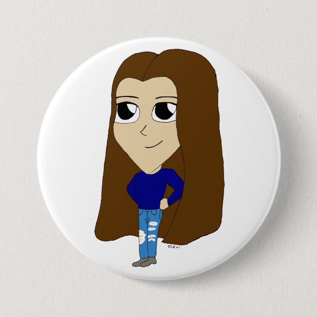 Badge Rond 7,6 Cm chibi (Devant)