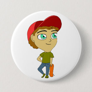 Badge Rond 7,6 Cm chibi