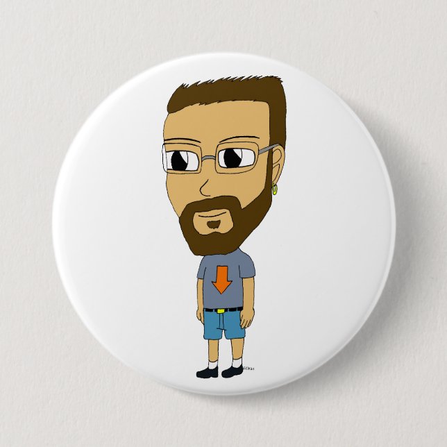 Badge Rond 7,6 Cm chibi (Devant)