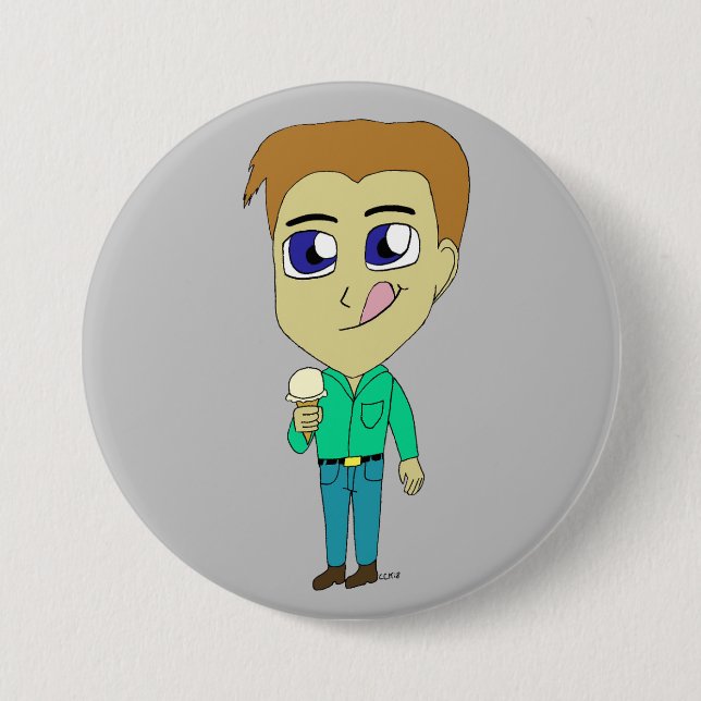Badge Rond 7,6 Cm chibi (Devant)