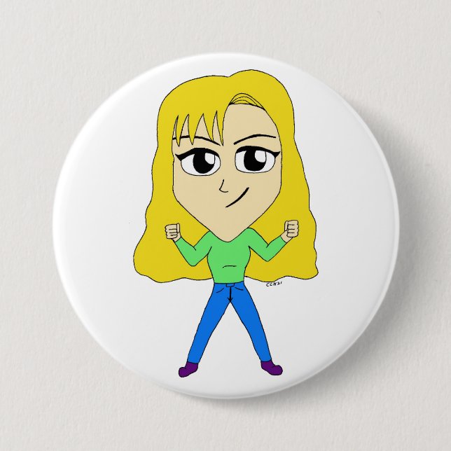 Badge Rond 7,6 Cm chibi (Devant)