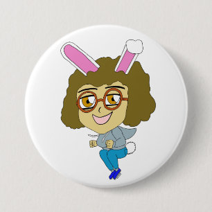 Badge Rond 7,6 Cm chibi bunnygirl