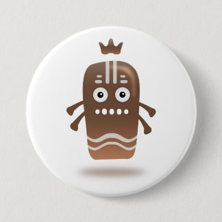 Badge Rond 7,6 Cm ChocoChobo-Bouton