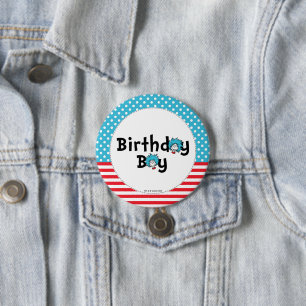 Badge Rond 7,6 Cm Chose Une Chose Deux Jumeaux Anniversaire   Birthd