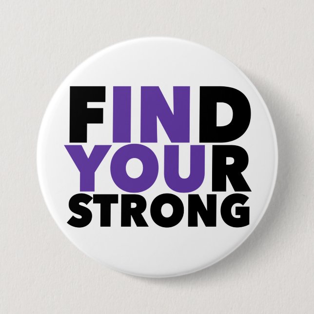 Badge Rond 7,6 Cm Citation motivationnelle forte (Devant)
