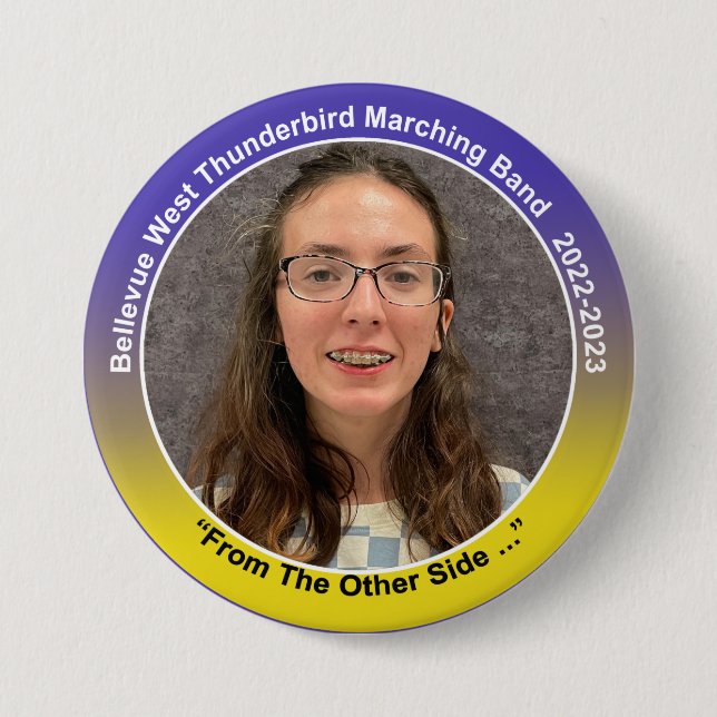 Badge Rond 7,6 Cm Clarinet Alexis 9 (Devant)