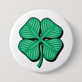 Badge Rond 7,6 Cm Clover