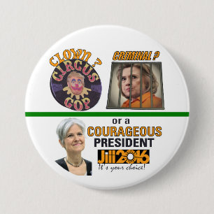Badge Rond 7,6 Cm Clown ? ou criminel ?