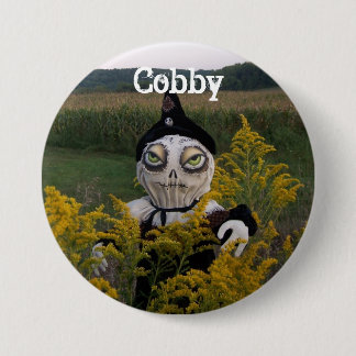 Badge Rond 7,6 Cm Cobby le bouton 2 déplaisant de champ de maïs