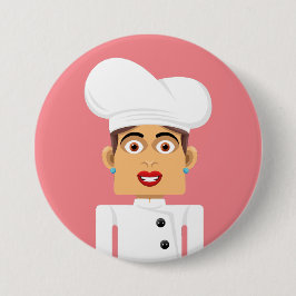 Badge Rond 7,6 Cm Cocinera