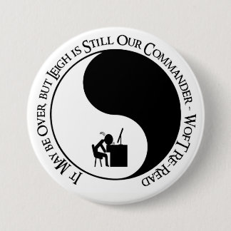 Badge Rond 7,6 Cm Commandant Leigh