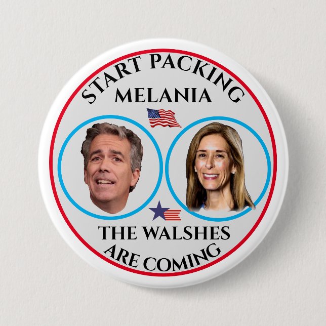Badge Rond 7,6 Cm Commencer à empiler la Melanie (Devant)