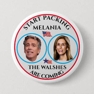 Badge Rond 7,6 Cm Commencer à empiler la Melanie