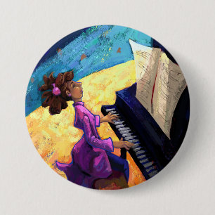 Badge Rond 7,6 Cm Concert de piano