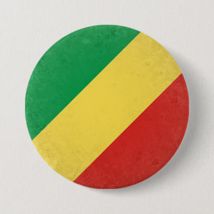Badge Rond 7,6 Cm Congo