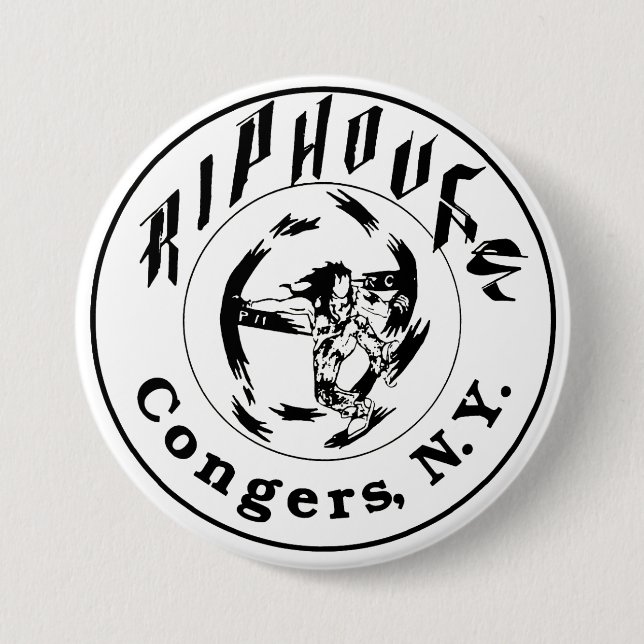 Badge Rond 7,6 Cm Congres de Riphouse, NY (Devant)