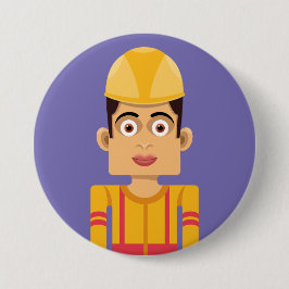 Badge Rond 7,6 Cm Constructor