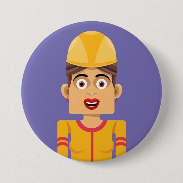 Badge Rond 7,6 Cm Constructora (Devant)