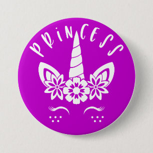 Badge Rond 7,6 Cm cool mermaid parties scintillant monicorne princes