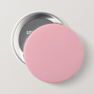 Badge Rond 7,6 Cm Couleur FFC0CB rose - Option pour ajouter un nom