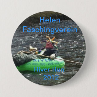 Badge Rond 7,6 Cm Course de rivière de Faschingverein