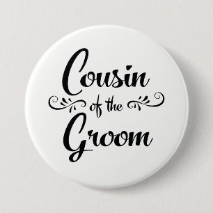 Badge Rond 7,6 Cm Cousin du dîner de répétition de mariage de mar