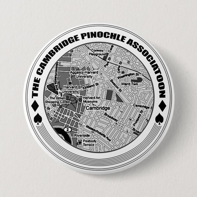Badge Rond 7,6 Cm CPA 3" bouton (Devant)