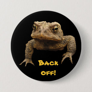 Badge Rond 7,6 Cm Crapaud américain