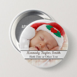 Badge Rond 7,6 Cm Créez facilement votre propre logo Ajouter photo A