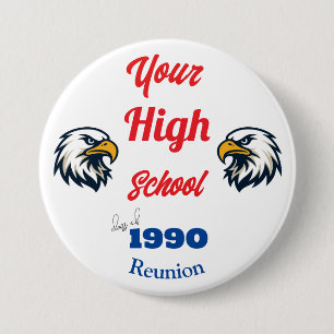 Badge Rond 7,6 Cm Créez votre propre bouton de retrouvailles de clas