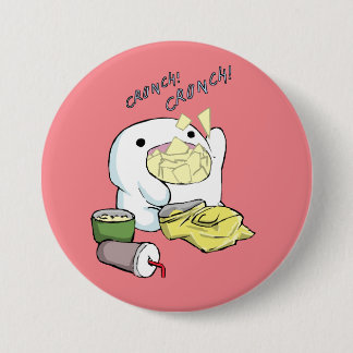 Badge Rond 7,6 Cm Crunch Crunch !
