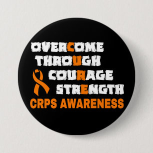 BADGE ROND 7,6 CM CURE...CRPS