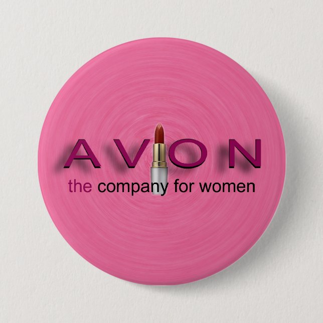 Badge Rond 7,6 Cm Customisez ce bouton d'Avon (Devant)