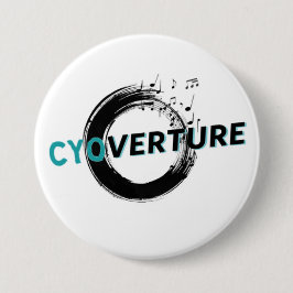 Badge Rond 7,6 Cm CYOverture Logo Pin
