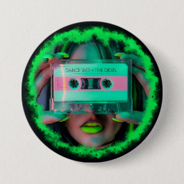 Badge Rond 7,6 Cm Dance with the Devil Button