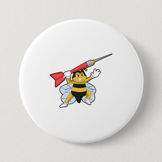 Badge Rond 7,6 Cm Darts et darts (Devant)