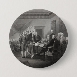 Badge Rond 7,6 Cm Déclaration d'indépendance
